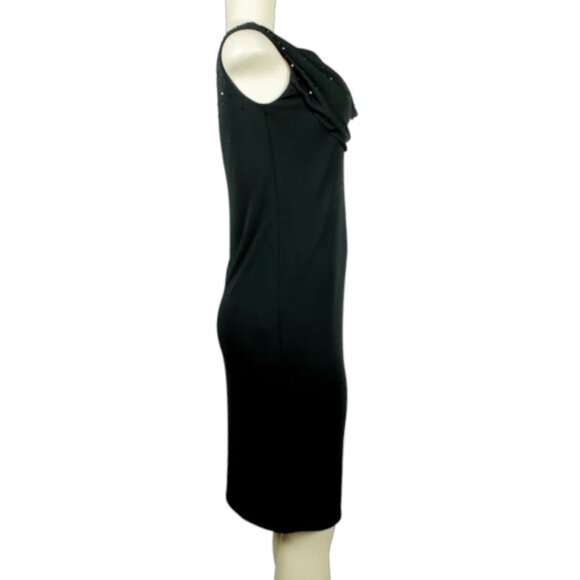 CLASS ROBERTO CAVALLI Cowl Neck Knee-Length Dress - Picture 4 of 4